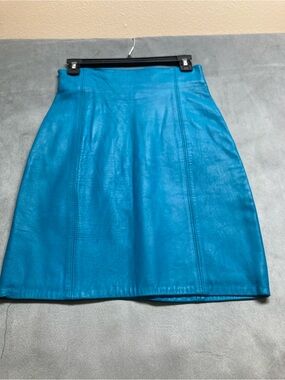 Firenze Leather Skirt Vintage